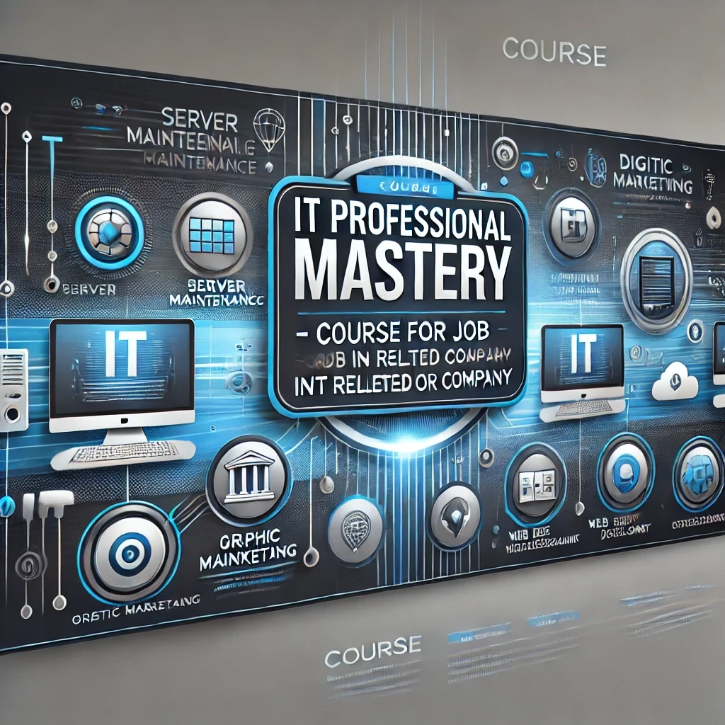 IT Professional Mastery - Course for jobs in IT-related firms or companies!