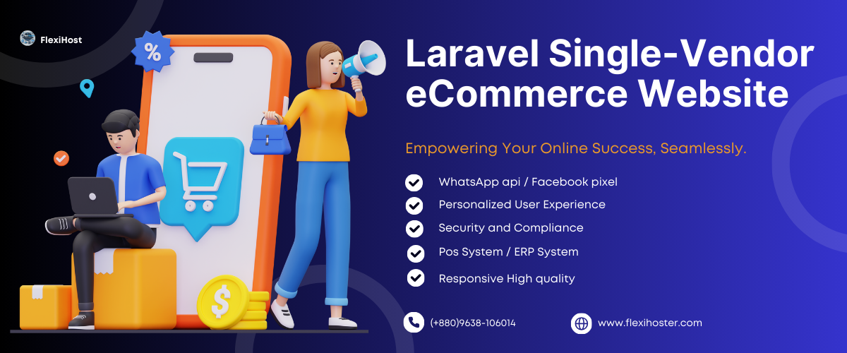 Laravel Single-Vendor eCommerce Website